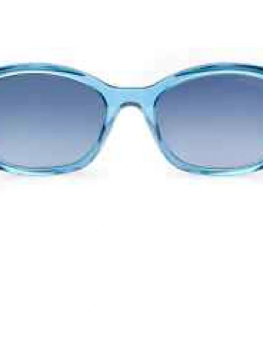 Swarovski SK 384 90W Blue Crystal Oval Plastic Sunglasses Frame 53-18-140